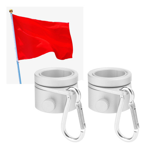 Montagem De Mastro De Bandeira 2pcs 1in Rotating S Liga De A - Imagem 10