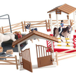 Cavalo Cavaleiro Playset Brinquedo Equestre Conjunto Fingir