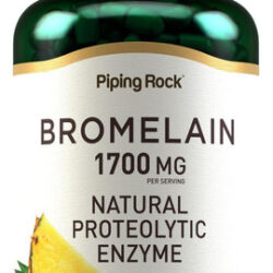 Suplemento De Bromelina De Piping Rock | 1700mg | 120 Cápsul