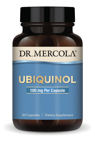 Dr. Mercola, Suplemento Dietético De Ubiquinol, 100 Mg, 30 P