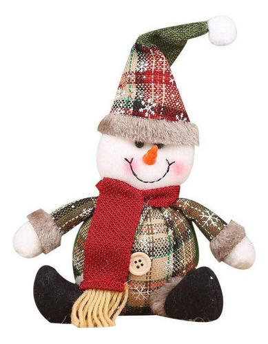 Kit Trio: Boneco De Neve, Papai Noel, Rena, Decoração De Nat - Imagem 7