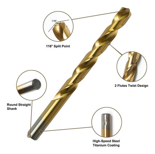 Conjunto De Brocas Metal Multi Bits Tools Drill 99 Unidades - Imagem 4