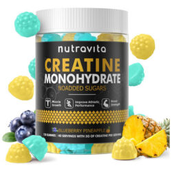 Gomas De Monohidrato De Creatina Nutravita Para Homens E Mul