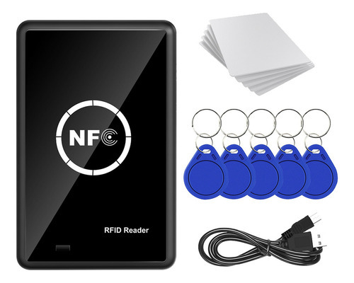 Copiadora Rfid Nfc De 13,56 Khz Key Fob Nfc Reader Writer 13