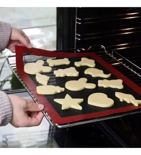4 Peças De Tapete Para Assar Bolos De Biscoito, Tapete De Fo - Imagem 7