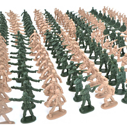 720 Pçs / Set 1/72 Soldados De Plástico Estatueta Modelo - Imagem 2