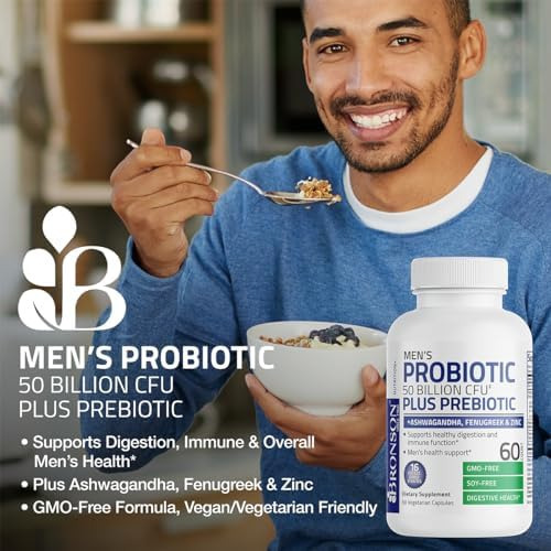 Probiótico Masculino Bronson 50 Bilhões De Ufc Plus Prebióti - Imagem 3