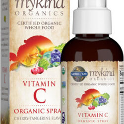 Vitamina C Garden Of Life Mykind Organics 60 Mg 2 Onças/cere