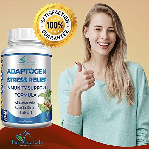 Fórmula De Suporte Imunológico Adaptogen Stress Relief, 60 - Imagem 5
