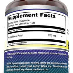Amazing Fórmulas Alpha Lipóico Ácido | Suplemento De 200 Mg