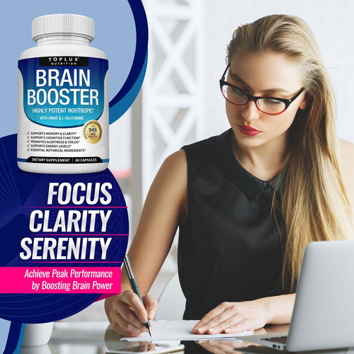 Toplux Brain Supplement Nootropic ' Brain Pills Vitamina Com - Imagem 7