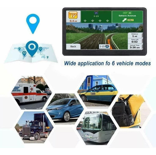 Gps Automotivo Carro Drive Polegadas Avisa Radar - Imagem 3