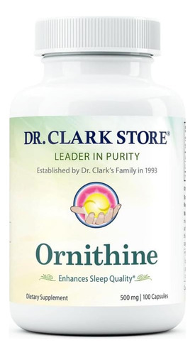 Suplemento Dietético De Ornitina Do Dr. Clark - Sem Glúten,