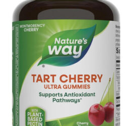 Natures Way Tart Cherry Ultra Gummies, Suporte Antioxidante