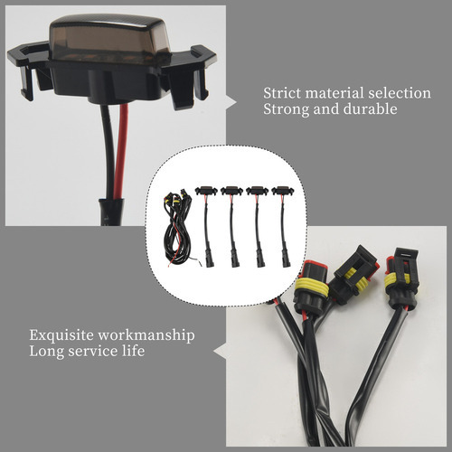 Kit De Luzes Led Âmbar De Grade Dianteira Fumada Para 16- - Imagem 7