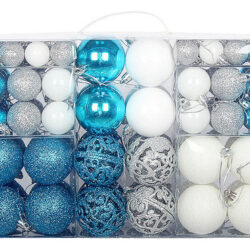 100 Esferas De Natal Para Decoração De Árvore De Natal