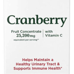 Suplemento Dietético Natures Bounty Cranberry, Apoia O Trato