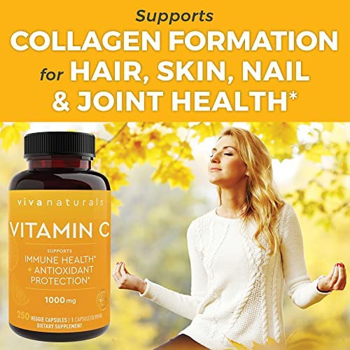 Viva Naturals Vitamina C 1000mg - Suplementos De Vitamina C - Imagem 5
