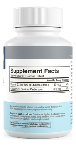 Freeda Cálcio 600 Mg Vitamina D3 400 Ui Comprimidos - Suplem - Imagem 7