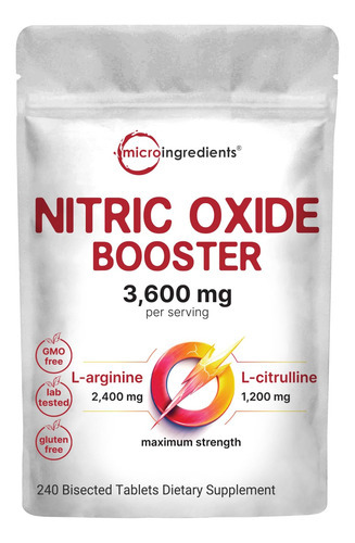 Microingredientes Intensificadores De Óxido Nítrico 3.600 Mg