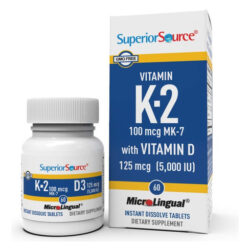 Superior Source K2 (mk-7) 100 Mcg, Com Diu) Suplemento, Comp