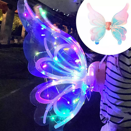 Hhh Asas De Anjo Com Iluminação Para Festa De Fantasia - Imagem 6