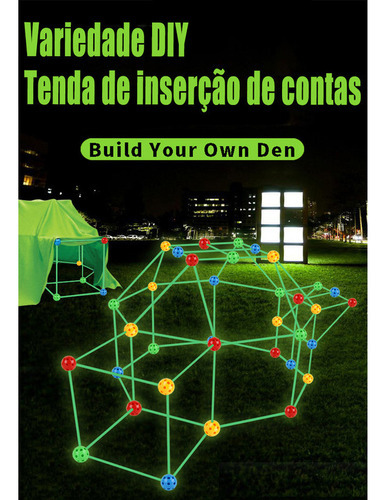 Kit De Construção Criativa Para Crianças 155p Brinquedos- - Imagem 3