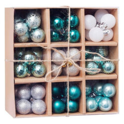 99pcs Bolas De Bolas De Natal Decoração De Árvore De Natal