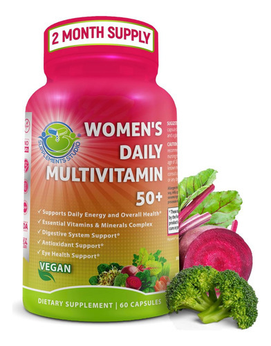 Multivitamínico Diário Feminino 50 Plus - Multivitamínico Ve
