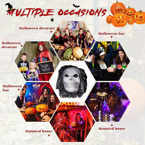 Decorações De Halloween Pendurado Fantasma Assustador Voador - Imagem 5