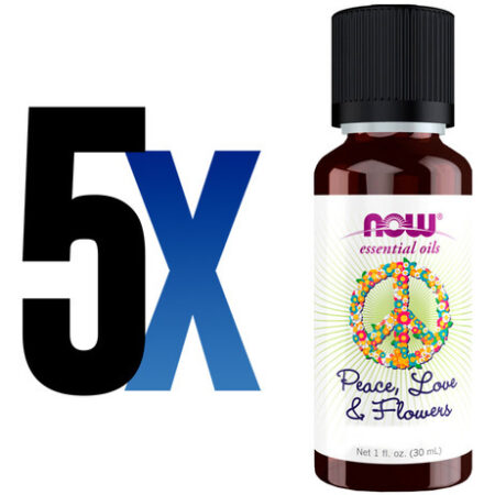 Óleo De Peace, Love E Flores Now Foods 30ml Importado 5un - Imagem 2