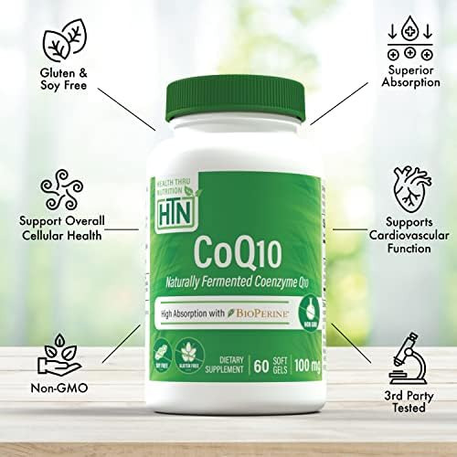 Saúde Através Da Nutrição Coq-mg Com Bioperine | Absorção C - Imagem 3