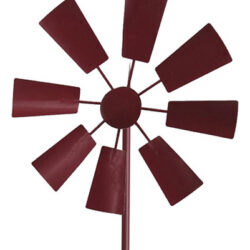 Cata-vento Moinho De Vento Premium Com Escultura Vermelho