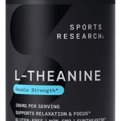 Sports Research Dupla Força Suntheanine L-teanina Com Óleo
