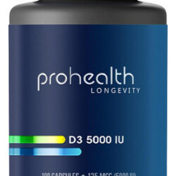 Prohealth Vitamin Diu (5000 Ui, 100 Cápsulas)