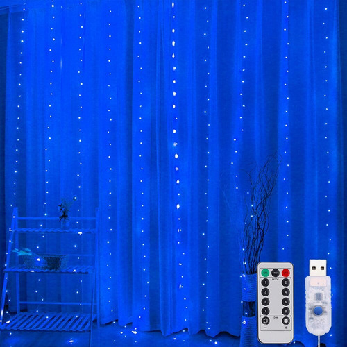Cortina De 3x3m, Luzes Led, Decoração De Natal - Imagem 13