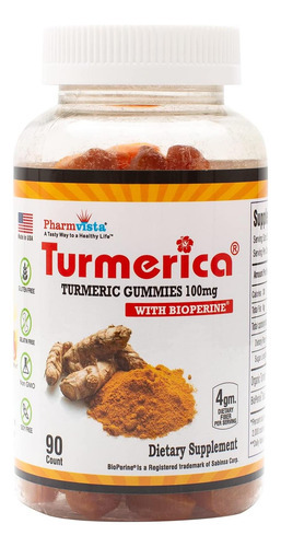 Cúrcuma - Gomas De Curcumina De Cúrcuma 100mg Com Pimenta Pr