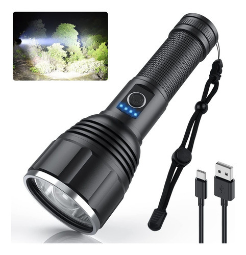 Lanternas Recarregáveis Conduzidas100000 Lumen Handheld Lant
