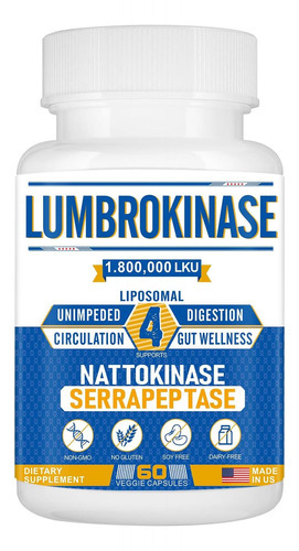 Spliferkou Lipossomal Lumbrokinase Nattokinase Serrapeptase