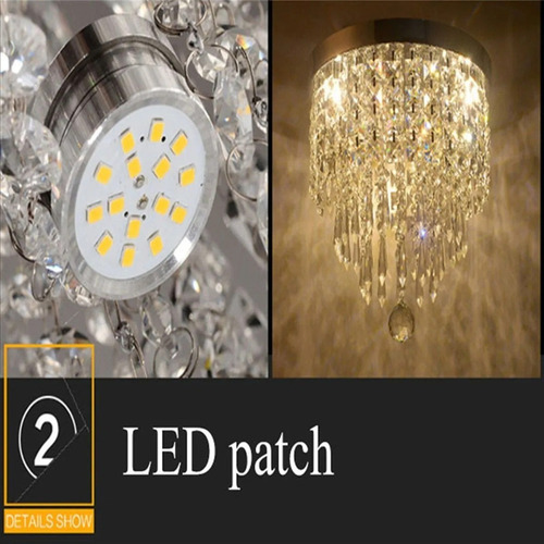Elegante E Moderno Pingente Lustre Lâmpada De Cristal - Imagem 6