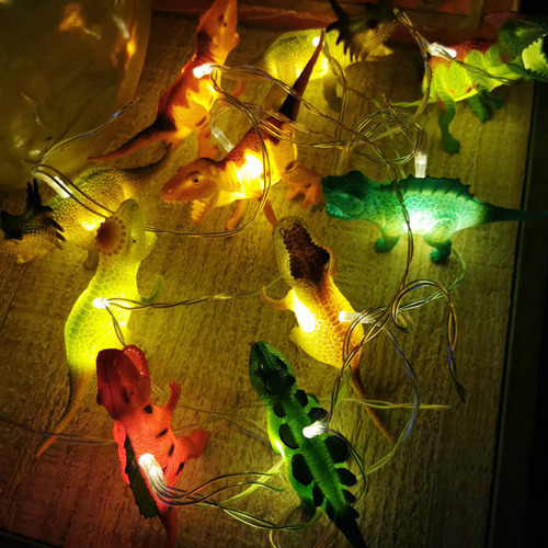 Luzes Led De Corda De Dinossauro De 2m 10 Para Decoração De - Imagem 7