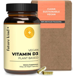 Future Kind Vegan Vitamina D3 (30 Cápsulas Em Frasco De Vidr