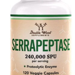 Serrapeptase 240.000 Spu Max Potency (120 Cápsulas Veganas)