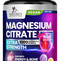 Suplemento De Citrato De Magnésio 1000 Mg Para Melhor Absorç