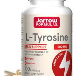 Jarrow Fórmulas L-tyrosine 500 Mg, Suplemento Dietético, Sup