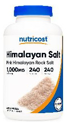 Suplemento Nutricost Pink Himalayan Salt Capsules 1000mg - Imagem 2