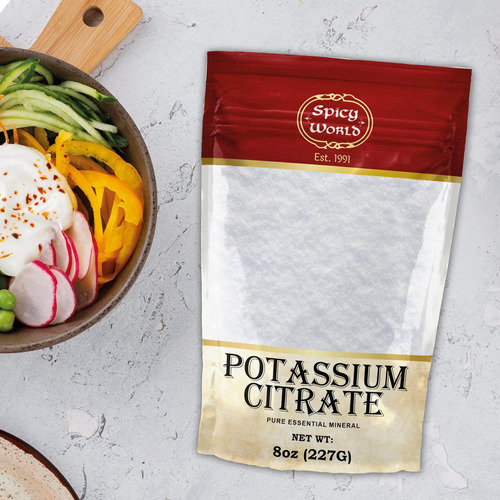 Pó De Citrato De Potássio Mundial Picante 8 Onças - Puro, Ve - Imagem 6