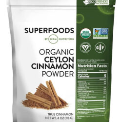 Mrm Nutrition Canela De Ceilão Orgânica Em Pó | Superaliment