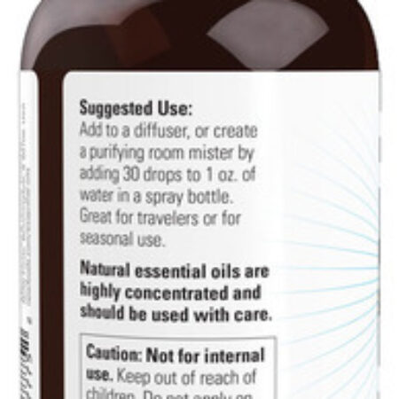 Mistura De Óleo De Air Clear Now Foods 118ml Importado - Imagem 3