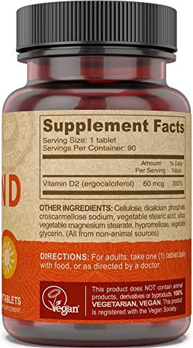 Deva Vegan Vitamins Vitamina D 800 Ui, 90 Ct - Imagem 3